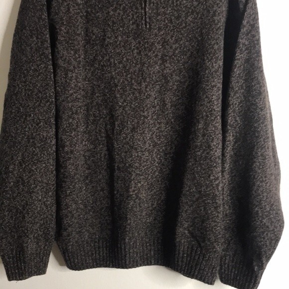 Iceland  mens wool blend made in Italy quarter zip pullover sweater size XL - Picture 3 of 12